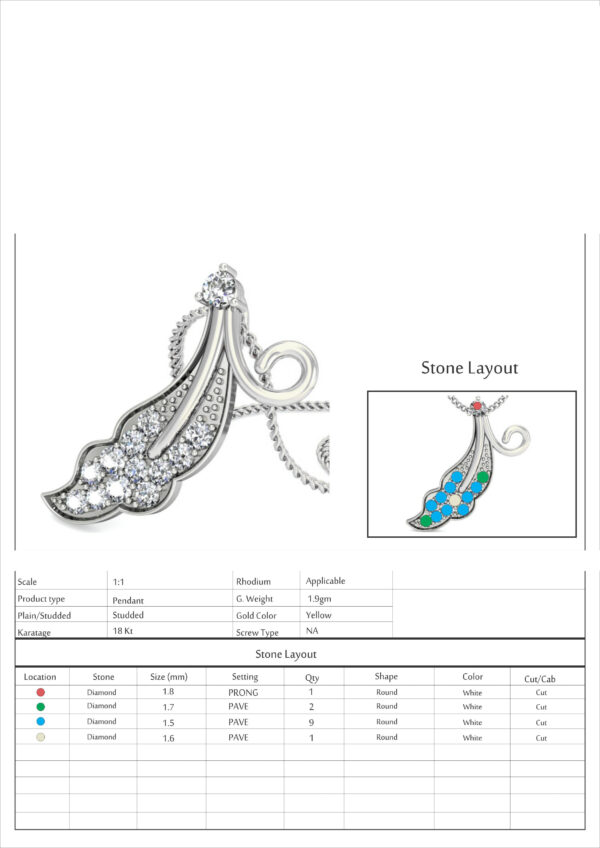 Hilya Necklace 00249 - Image 2