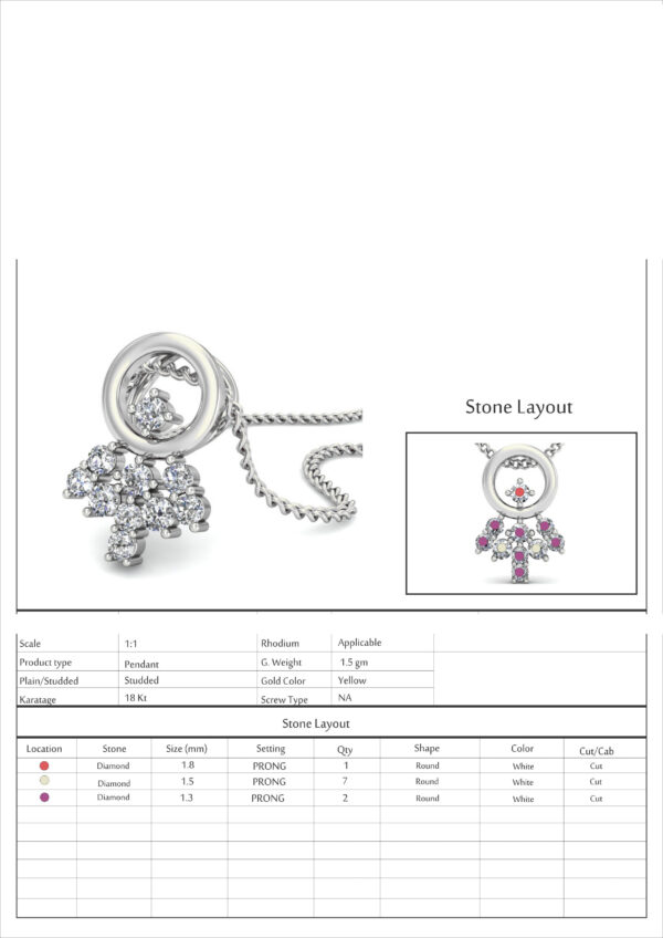 Hilya Necklace 00270 - Image 2